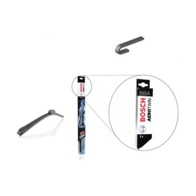 Gạt Mưa khung mềm Bosch Aerotwin 24" Móc Chữ U