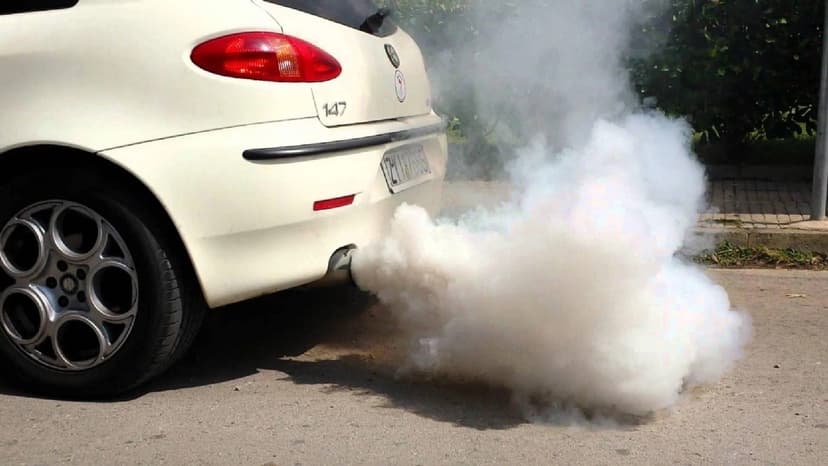 Nếu ô tô ra khói trắng và kéo dài liên tục kèm mùi lạ thì bạn cần mang xe đi kiểm tra ngay