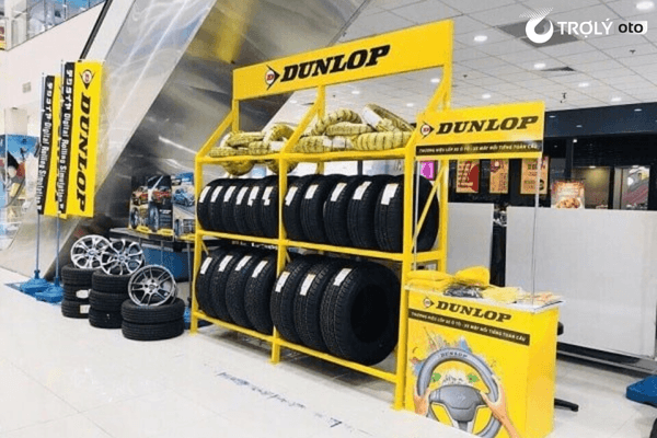 Ưu tiên đại lý có đủ các dòng lốp Dunlop cho nhiều loại xe