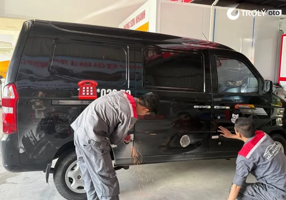 Quy trình làm đồng sơn và phục hồi thân vỏ xe chuyên nghiệp