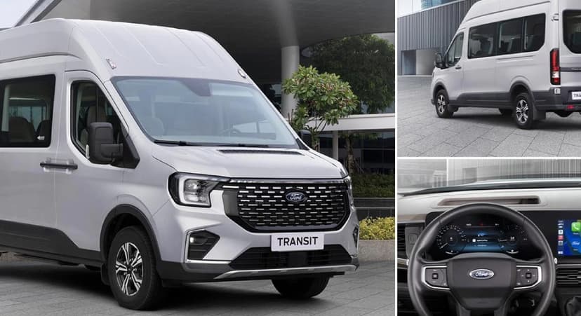 Các bản Ford Transit hiện tại sử dụng lốp có kích thước 195/75R16C hoặc 235/65R16C