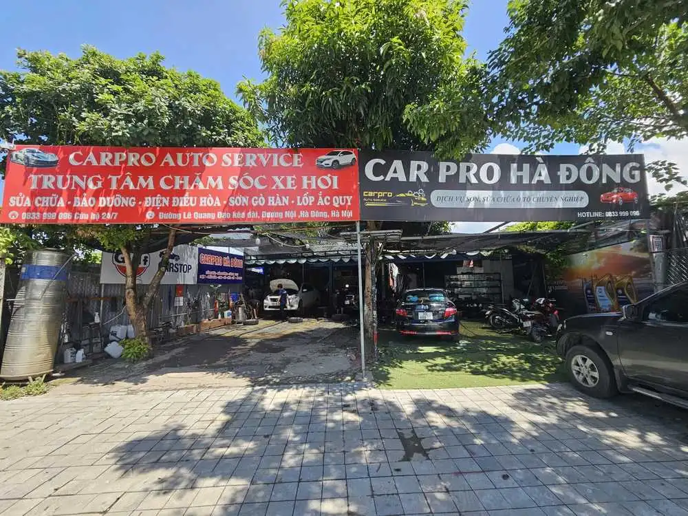 CarPro Hà Đông là trung tâm chăm sóc xe hơi uy tín tại Dương Nội