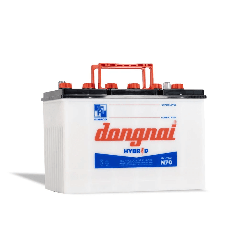 Ắc quy Đồng Nai Hybrid N70 | 12V | 70Ah