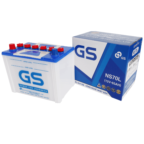 Ắc quy GS NS70L 65D26L | 12V | 65Ah
