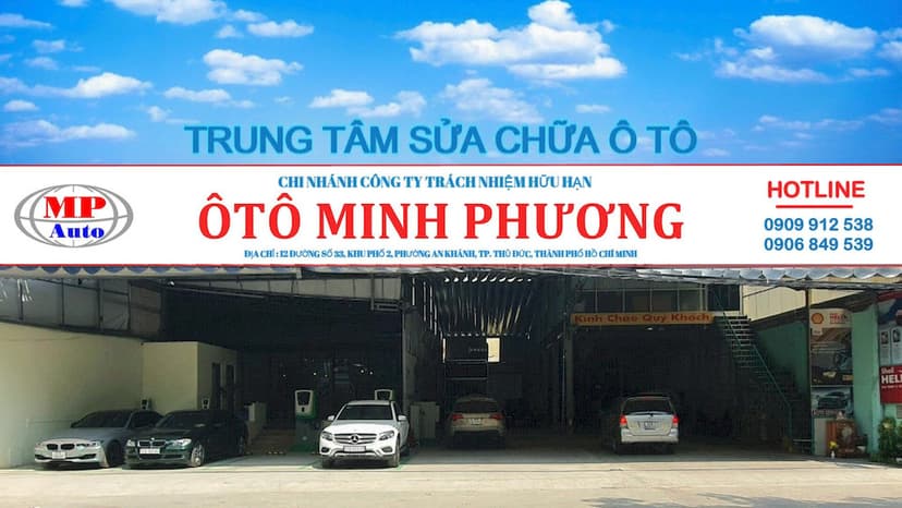 Gara ô tô Minh Phương có hơn 10 năm kinh nghiệm