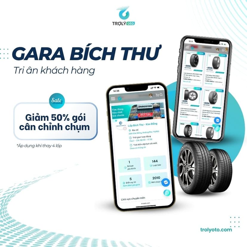 Gara Bích Thư giảm 50% gói cân chỉnh chụm