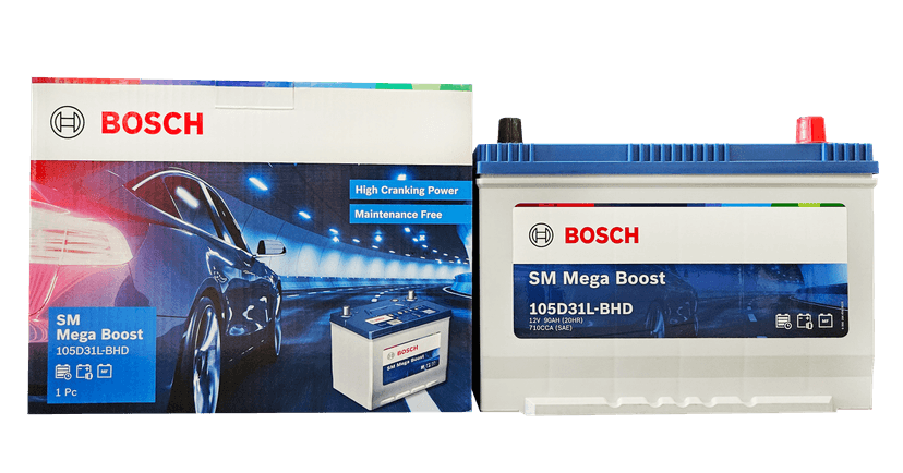Ắc quy Bosch 105D31L | 12V | 90Ah