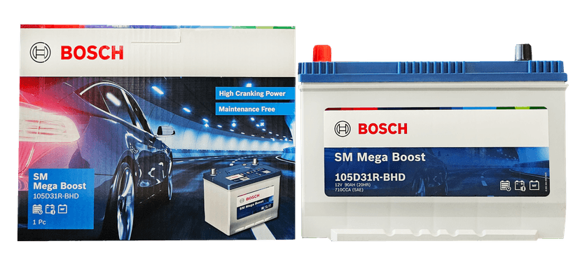 Ắc quy Bosch 105D31R | 12V | 90Ah