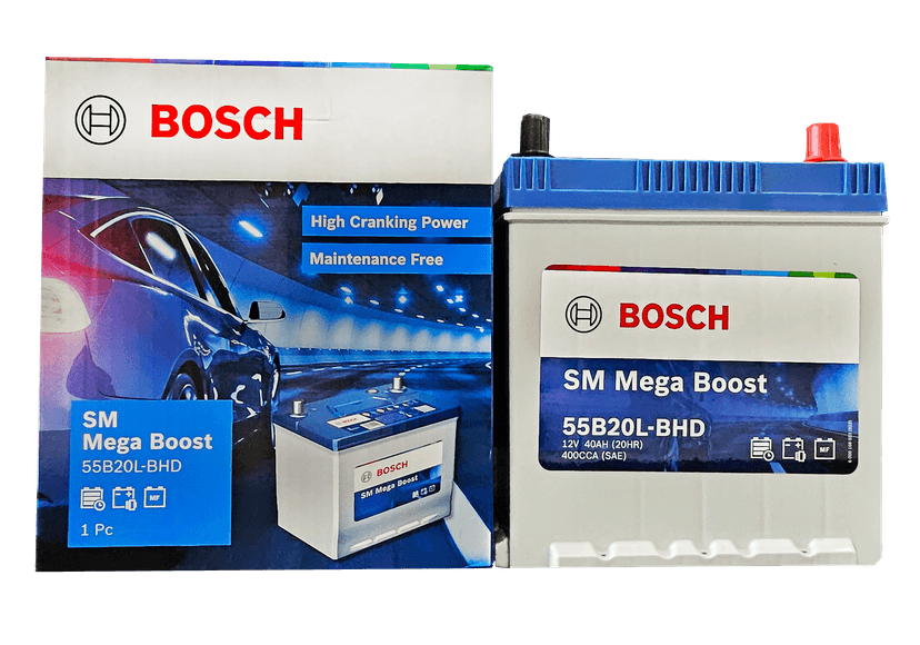 Ắc quy Bosch 55B20L(DF40AL) | 12V | 40Ah