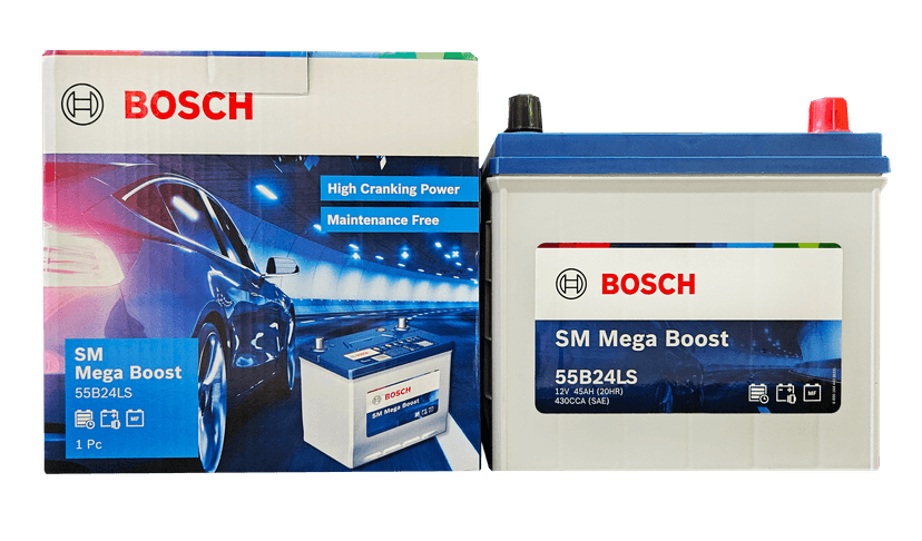 Ắc quy Bosch 55B24LS | 12V | 45Ah