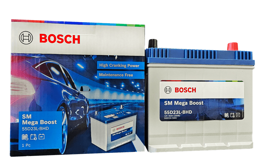 Ắc quy Bosch 55D23L | 12V | 60Ah