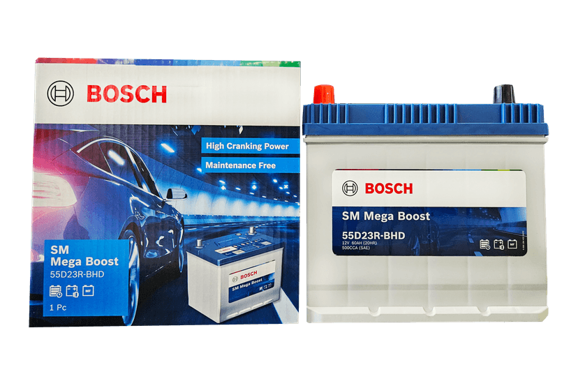 Ắc quy Bosch 55D23R | 12V | 60Ah