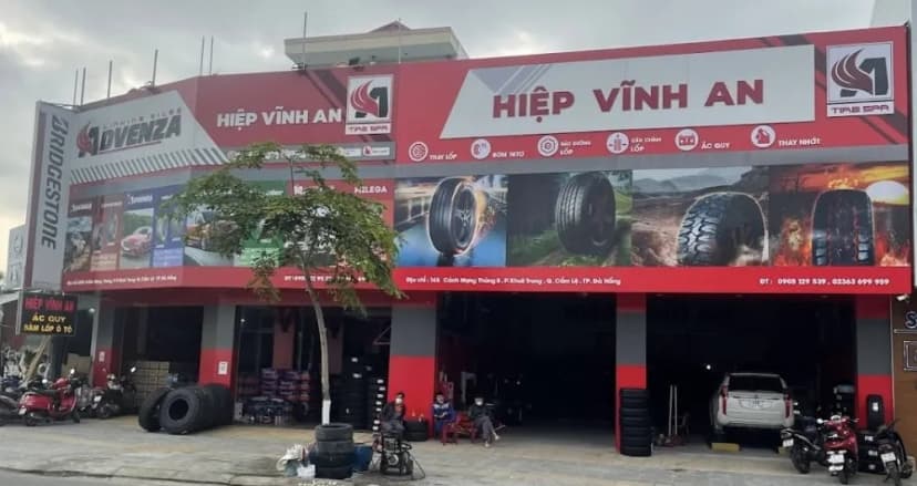 Quy mô toàn cảnh khu vực dịch vụ và đón tiếp khách hàng tại Đại Lý Hiệp Vĩnh An