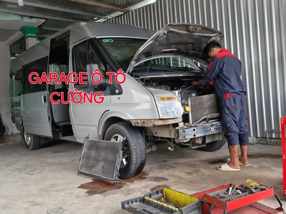 Garage Ô Tô Cường phục vụ chủ xe khu vực Cần Đước cũ