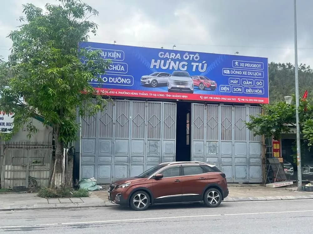 Gara ô to Hưng Tú là một địa chỉ quen thuộc của chủ xe tại khu vực Bãi Cháy, Quảng Ninh