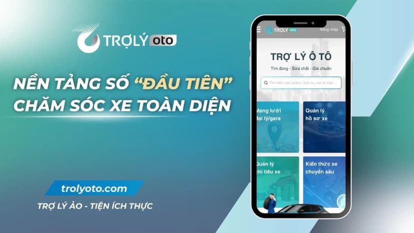 TROLYoto giúp chủ xe tìm đại lý uy tín, so sánh giá và đặt lịch thay lốp