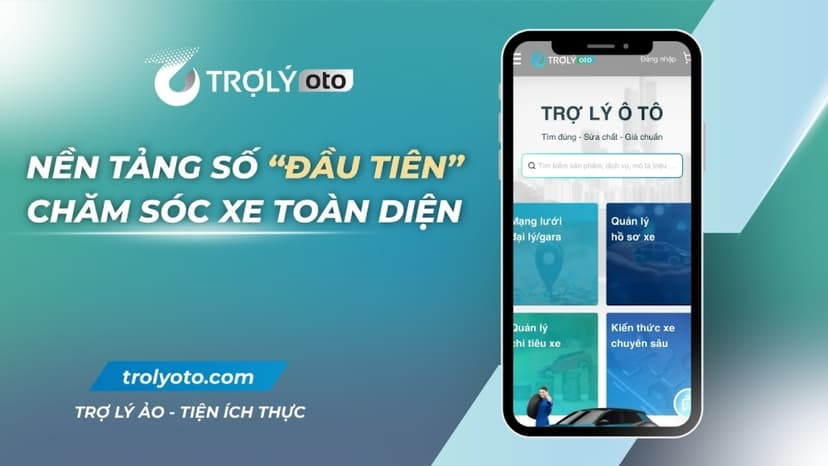 TROLYoto tiên phong trong việc số hoá ngành dịch vụ ô tô sau bán