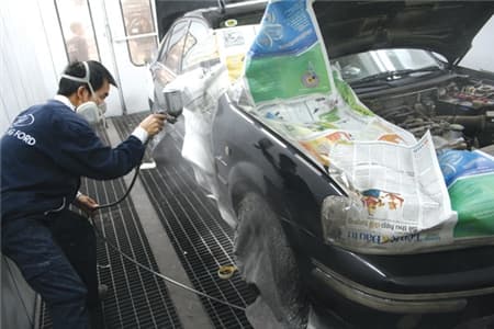 Dịch vụ đồng sơn của gara Đức Anh được nhiều khách hàng đánh giá cao