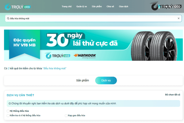 Sử dụng Trợ lý ô tô Trolyoto để tra cứu nhanh “bệnh lý” của xe
