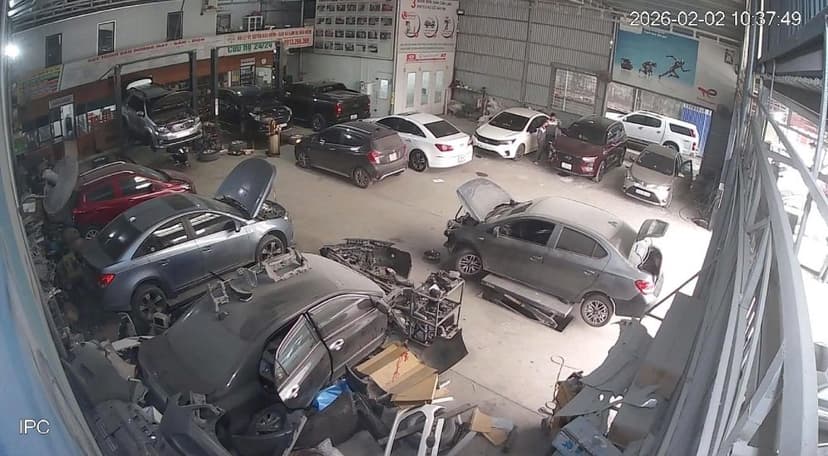 Không gian nhà xưởng rộng rãi của Gara 360 Như Quỳnh
