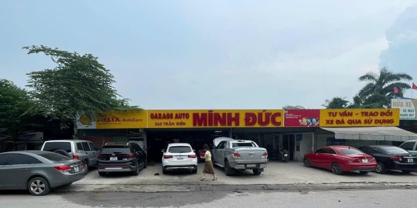 Gara Minh Đức có không gian xưởng rộng rãi