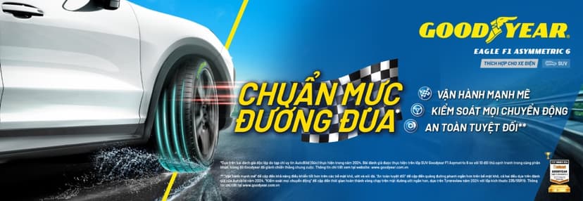 Eagle F1 Aasymmetric 6 phù hợp với xe điện và SUV