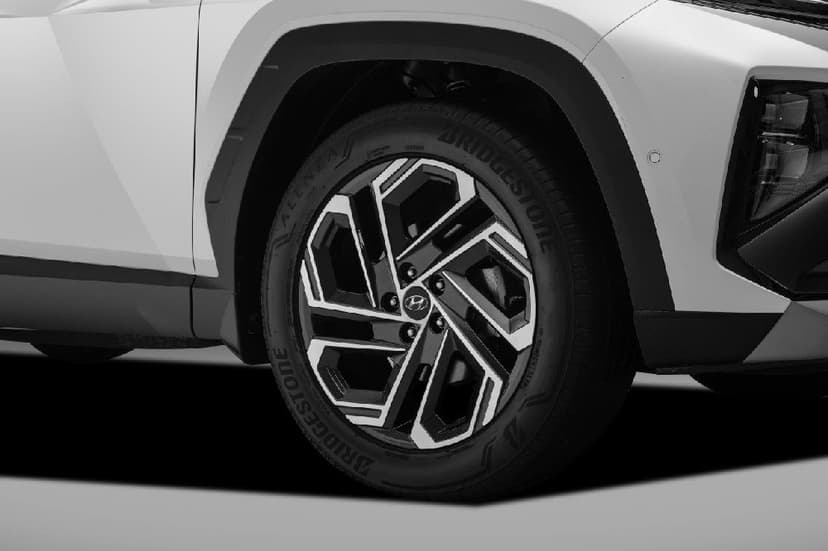 Hyundai Tucson sử dụng lốp có kích thước 235/65R17, 235/60R18, 235/55R19