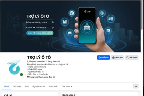 Fanpage chính thức sẵn sàng hỗ trợ 24/7 của TROLYoto