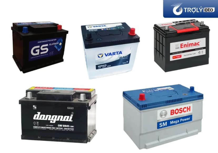 Các hãng ắc quy ô tô được ưa chuộng tại TROLYoto