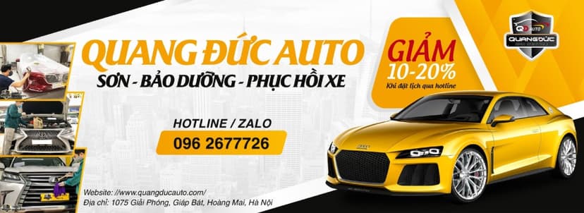 Gara Quang Đức cứu hộ ô tô toạ lạc tại 1075 Giải Phóng, Hoàng Mai