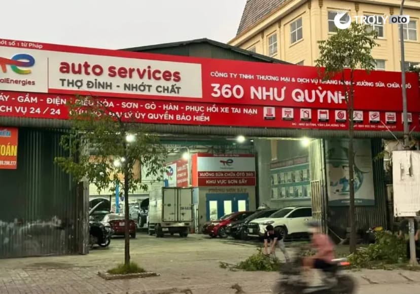 Gara ô tô 360 Như Quỳnh nằm ngay QL5