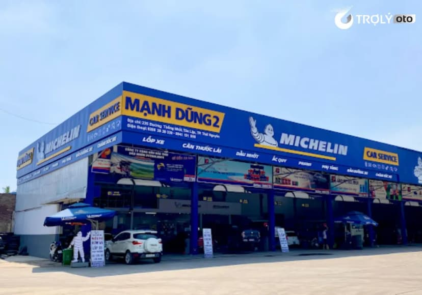Không gian Gara Lốp Mạnh Dũng tại Thái Nguyên