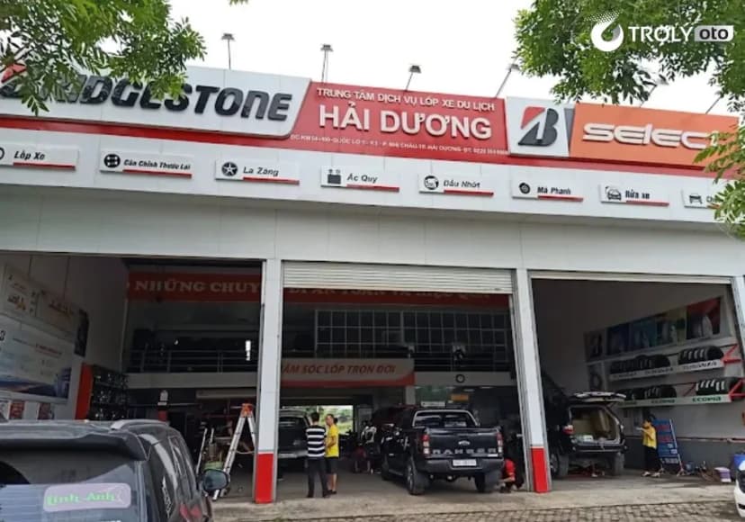 Trung tâm dịch vụ lốp xe Bridgestone chính hãng tại Hải Dương