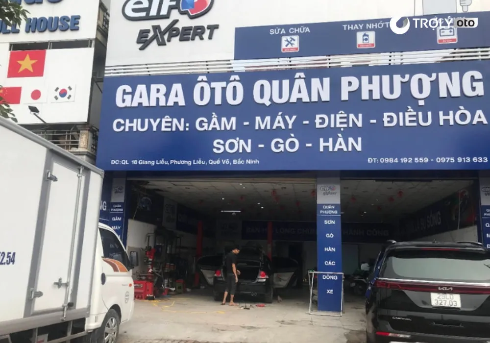Gara Quân Phượng nằm trên QL18