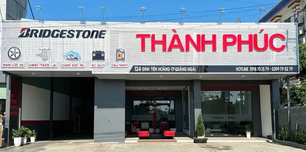 Bridgestone Thành Phúc hoạt động theo mô hình B-Shop của Bridgestone
