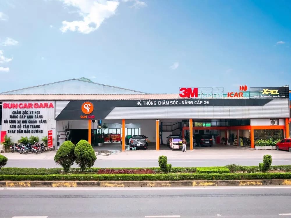 SunCar Vĩnh Phúc, trung tâm chăm sóc và nâng cấp xe trên đường Nguyễn Tất Thành