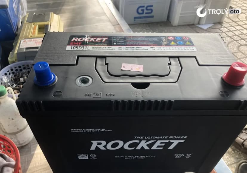 Rocket là một trong những thương hiệu ắc quy phổ biến