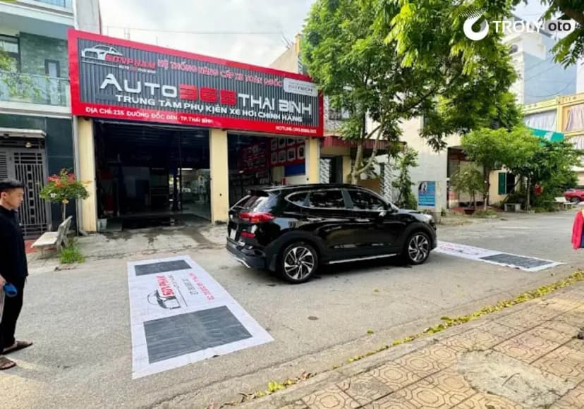 Mặt tiền trung tâm nâng cấp và chăm sóc xe Auto365 Thái Bình