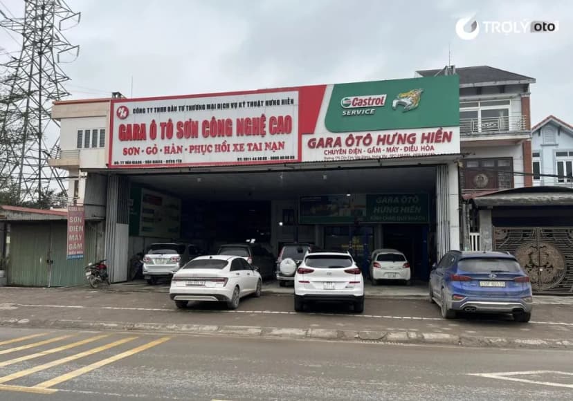 Gara ô tô Hưng Hiền nằm trên trục ĐT179 tại Văn Giang