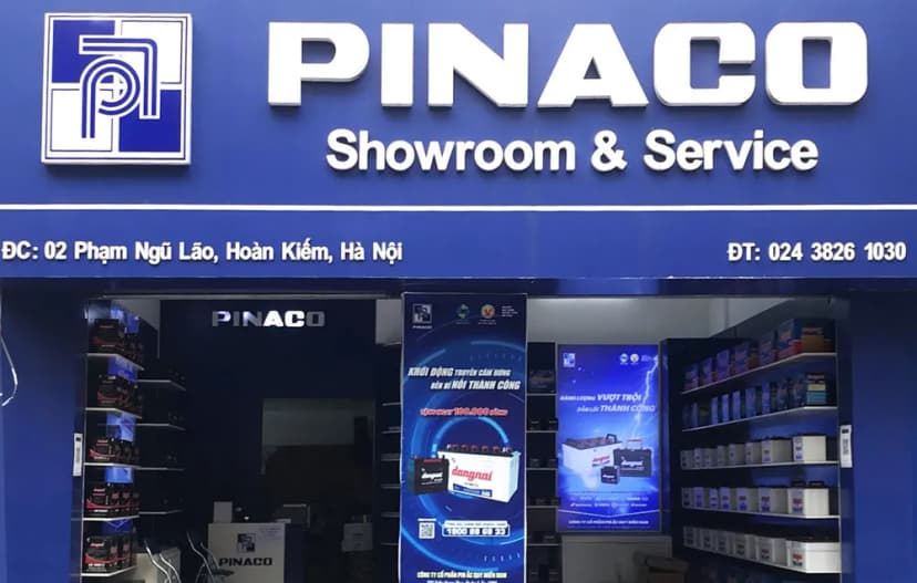 Showroom PINACO trên đường Phạm Ngũ Lão