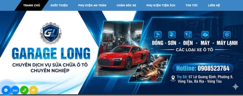 Gara ô tô Long có hơn 10 năm kinh nghiệm sửa chữa, bảo dưỡng xe