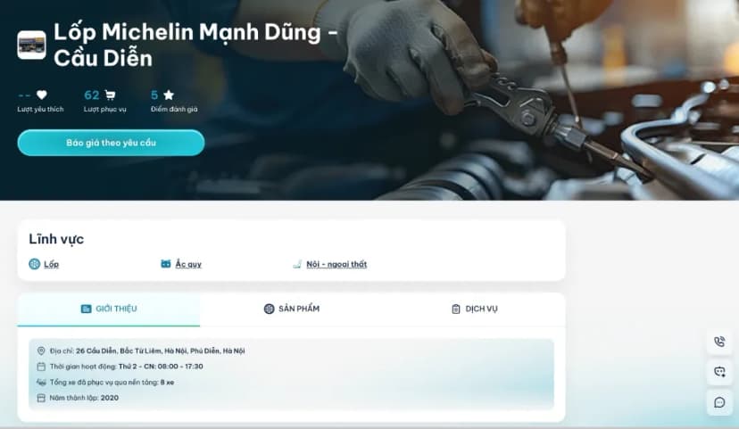 Gara Mạnh Dũng Cầu Diễn