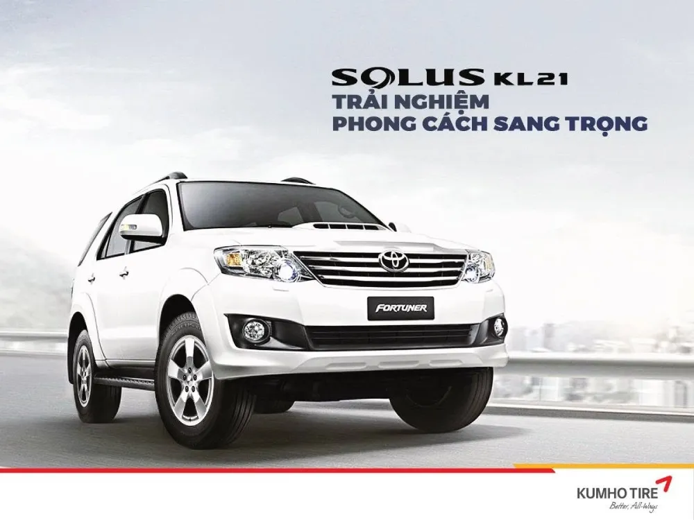 Toyota Fortuner sử dụng lốp Kumho Solus KL21 265/60R18