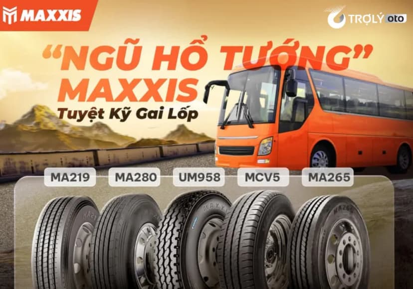 Các dòng lốp xe thương mại và xe khách nổi bật của Maxxis