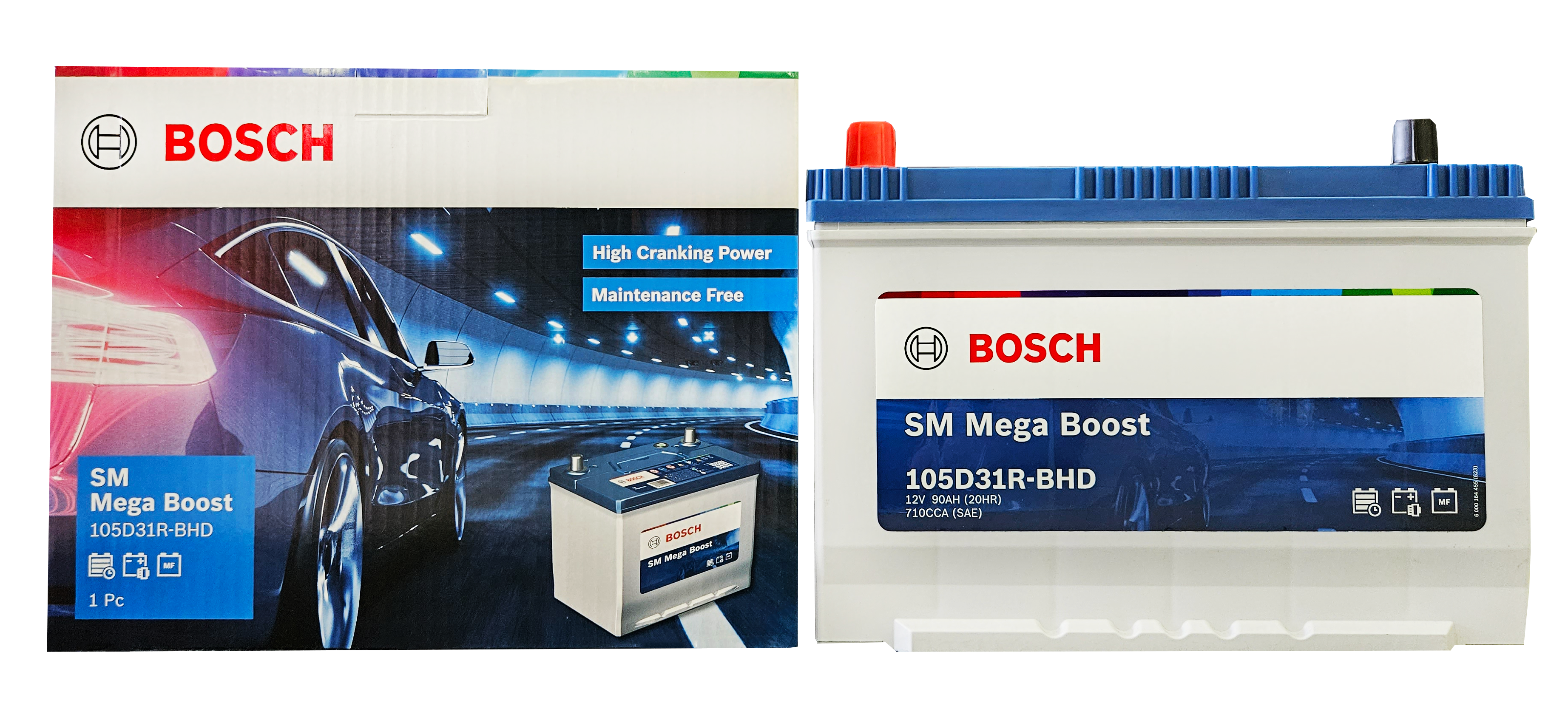 Ắc quy Bosch 105D31R | 12V | 90Ah