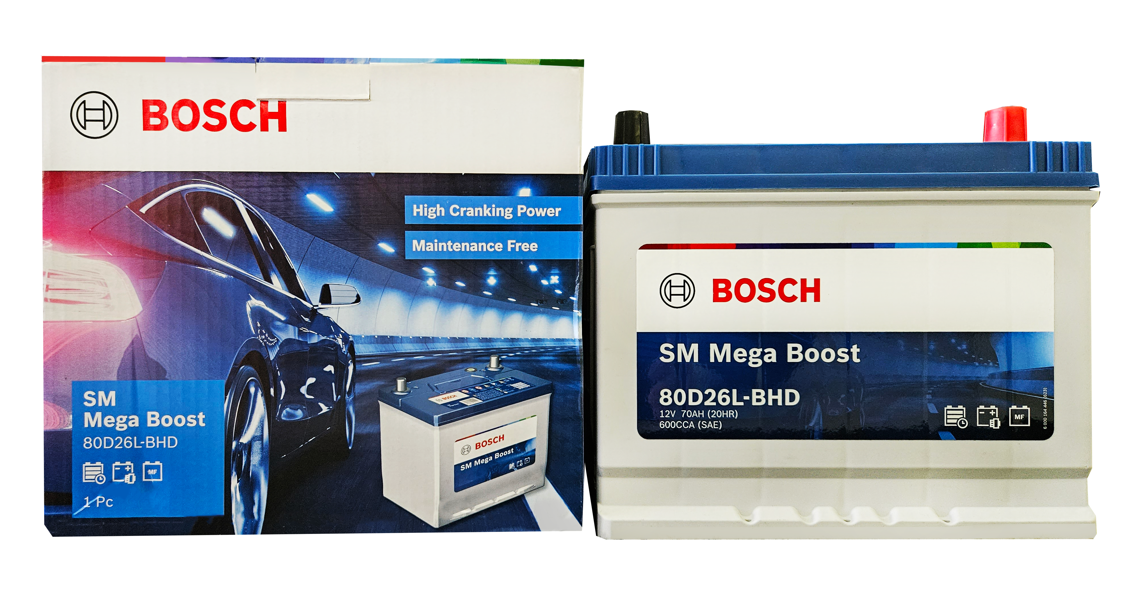 Ắc quy Bosch 80D26L | 12V | 70Ah