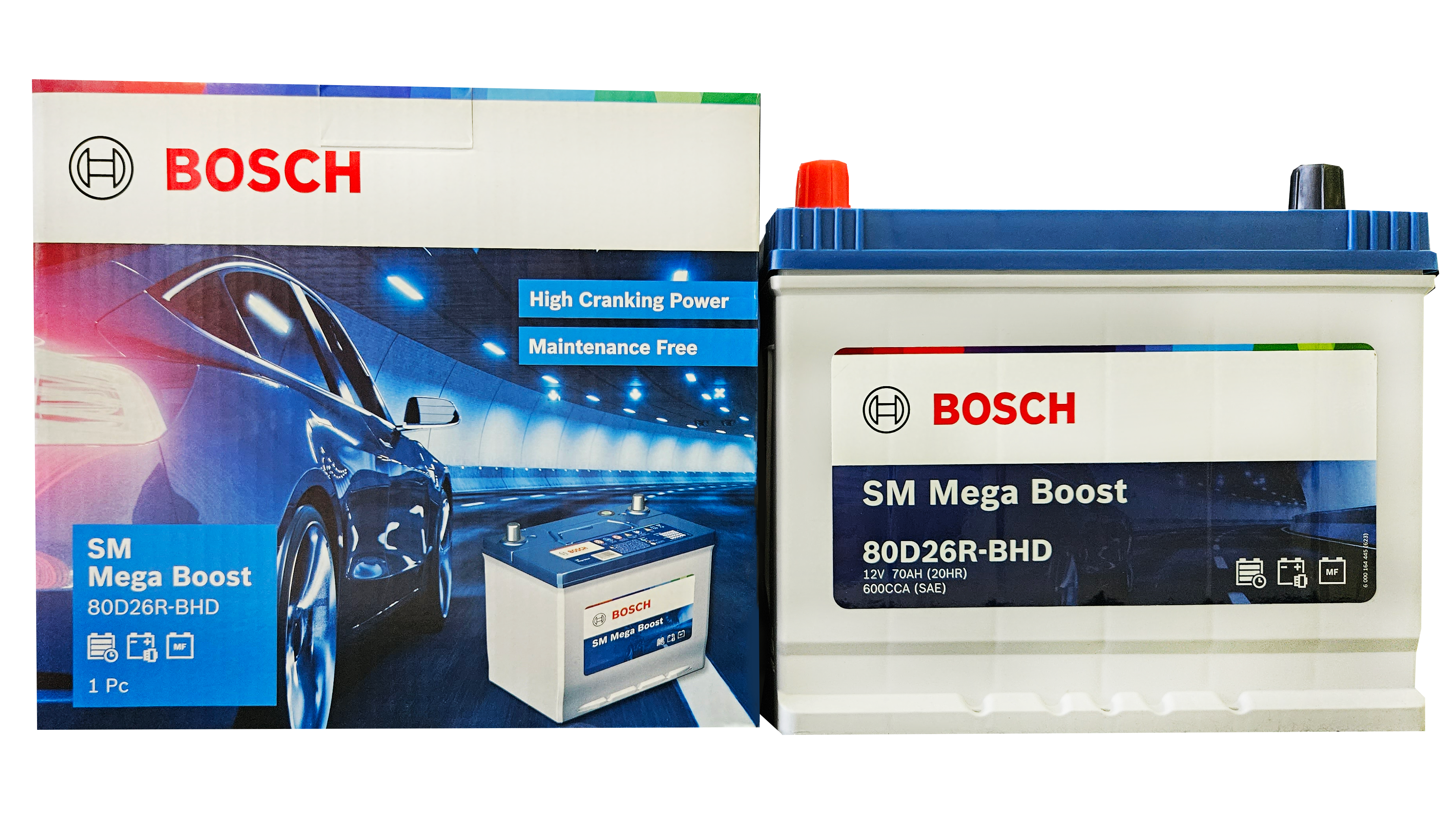 Ắc quy Bosch 80D26R | 12V | 70Ah